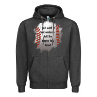 Charcoal Heather I Just Want To Eat Nachos and Tell The Umpire He's Blind Zipper Hoodie - Jasminsmagicworld