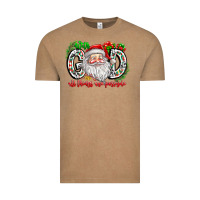 Vintage Coffee with god all things are possible santa Vintage Tee - CowhideDigitalArt