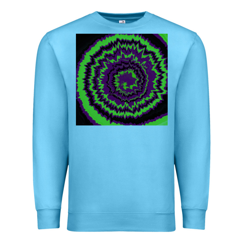 Halloween Tie Dye Pattern Black Premium Sweatshirt by RanaPortraitStore | Teevron