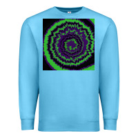 Ocean Blue halloween tie dye pattern black Premium Sweatshirt - RanaPortraitStore