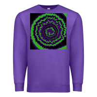 Purple halloween tie dye pattern black Premium Sweatshirt - RanaPortraitStore