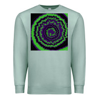 Seafoam halloween tie dye pattern black Premium Sweatshirt - RanaPortraitStore
