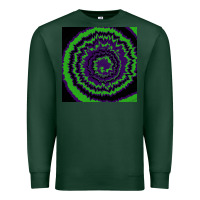 Sports Green halloween tie dye pattern black Premium Sweatshirt - RanaPortraitStore