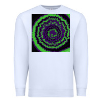 White halloween tie dye pattern black Premium Sweatshirt - RanaPortraitStore