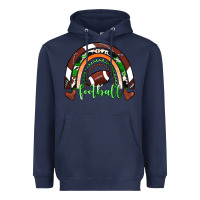 Navy Football Rainbow Heavyweight Hoodie - RanaPortraitStore