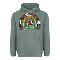 Sage Football Rainbow Heavyweight Hoodie - RanaPortraitStore