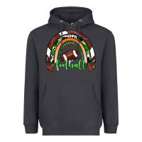 Smoke Football Rainbow Heavyweight Hoodie - RanaPortraitStore