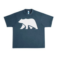 Midnight Navy bear Urban Heavy Tee - DesigneFamous