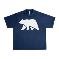 Navy bear Urban Heavy Tee - DesigneFamous