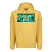 Antique Gold teacher license plate Premium Hoodie - BarkalooDesign