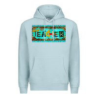Blue Mist teacher license plate Premium Hoodie - BarkalooDesign