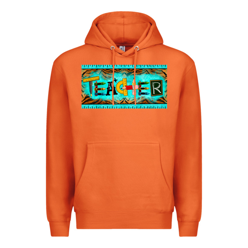 Teacher License Plate Premium Hoodie by BarkalooDesign | Teevron