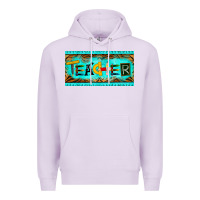 Lilac teacher license plate Premium Hoodie - BarkalooDesign