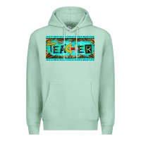 Seafoam teacher license plate Premium Hoodie - BarkalooDesign