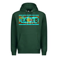 Sports Green teacher license plate Premium Hoodie - BarkalooDesign
