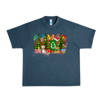 Midnight Navy Christmas teacher Urban Heavy Tee - CowhideDigitalArt