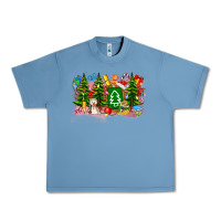 Pebble Blue Christmas teacher Urban Heavy Tee - CowhideDigitalArt
