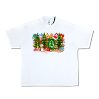 White Christmas teacher Urban Heavy Tee - CowhideDigitalArt
