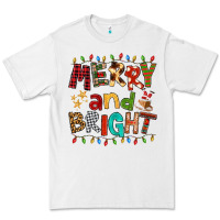 White Merry And Bright Premium Tee - FaDigitalArtStudio