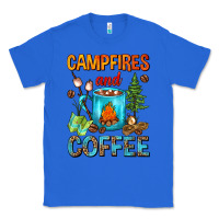 True Royal Campfires And Coffee Camping Coffee Classic Tee - FaDigitalArtStudio