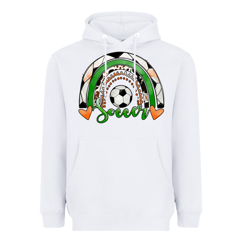 Soccer Rainbow Heavyweight Hoodie by RanaPortraitStore | Teevron