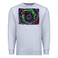 Heather Grey halloween witch hat backgraund Premium Sweatshirt - RanaPortraitStore