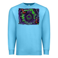 Ocean Blue halloween witch hat backgraund Premium Sweatshirt - RanaPortraitStore