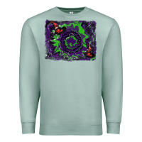 Seafoam halloween witch hat backgraund Premium Sweatshirt - RanaPortraitStore