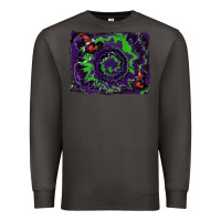 Smoke halloween witch hat backgraund Premium Sweatshirt - RanaPortraitStore