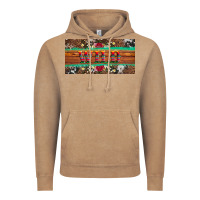 Vintage Coffee western wild and floral leopard  cowhide licanse plate Vintage Hoodie - Artiststas