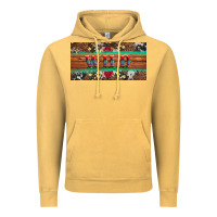 Vintage Mustard western wild and floral leopard  cowhide licanse plate Vintage Hoodie - Artiststas