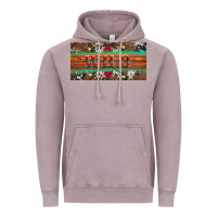 Vintage Zinc western wild and floral leopard  cowhide licanse plate Vintage Hoodie - Artiststas