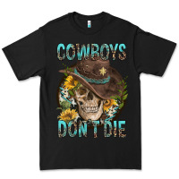 Black Cowboys Don't Die Premium Tee - FaDigitalArtStudio