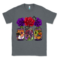 Charcoal Heather halloween jars rose Classic Tee - BarkalooDesign