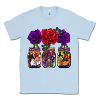 Dusty Blue halloween jars rose Classic Tee - BarkalooDesign