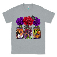 Heather Grey halloween jars rose Classic Tee - BarkalooDesign