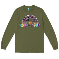 Army Green happy mothers day Long Sleeve Tee - SublimationCraftShop