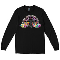 Black happy mothers day Long Sleeve Tee - SublimationCraftShop