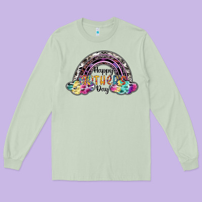 Happy Mothers Day Long Sleeve Tee Designed By Sublimationcraftshop