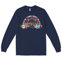 Navy happy mothers day Long Sleeve Tee - SublimationCraftShop