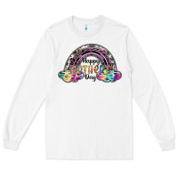 White happy mothers day Long Sleeve Tee - SublimationCraftShop