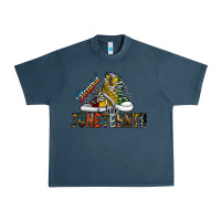 Midnight Navy steppin into juneteenth Urban Heavy Tee - SublimationCraftShop