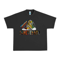 Pigment Black steppin into juneteenth Urban Heavy Tee - SublimationCraftShop