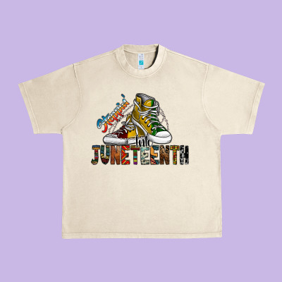Steppin Into Juneteenth Urban Heavy Tee Designed By Sublimationcraftshop