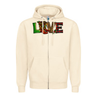 Sandshell Christmas boots love Zipper Hoodie - RanaPortraitStore