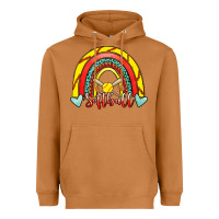 Meerkat Softball Rainbow Heavyweight Hoodie - RanaPortraitStore