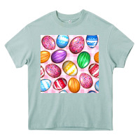 Arona Easter Eggs Seamless Pattern Heavy Core Tee - BundleAndBundleShop