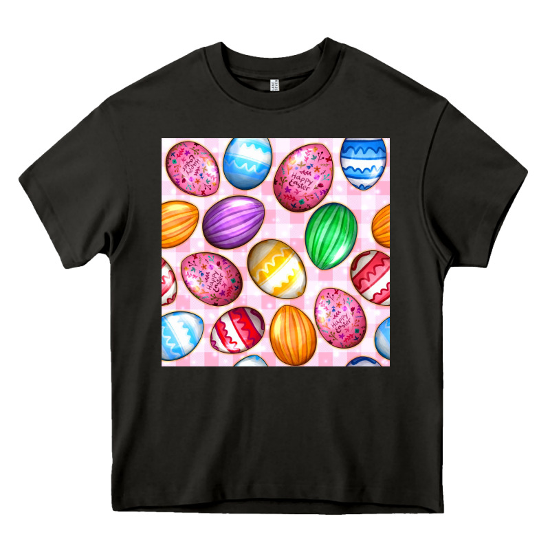 Easter Eggs Seamless Pattern Heavy Core Tee by BundleAndBundleShop | Teevron