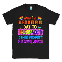 Black what a beautiful day to respect other people Classic Tee - FaDigitalArtStudio
