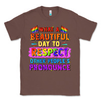 Chestnut what a beautiful day to respect other people Classic Tee - FaDigitalArtStudio
